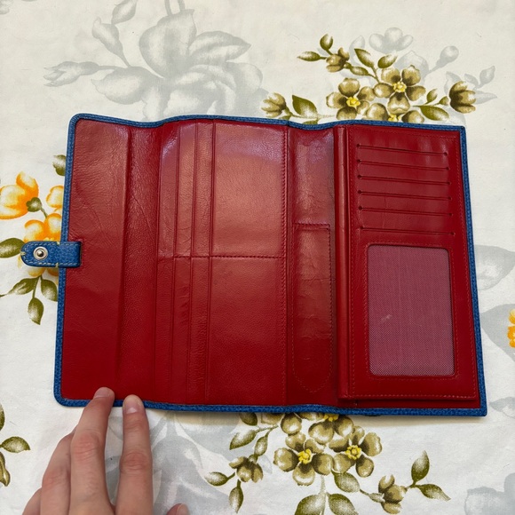 Tusk Blue Trifold Wallet - Picture 4 of 10